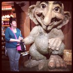 And here's a random picture of me with a Troll from Epcot